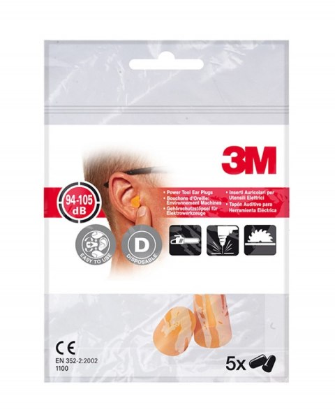 Zatyczki do uszu 3M (1100), stożkowe (X) Scotch 3M