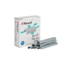 Zszywki Rexel No.25 opakowanie 5000 szt. 5025, do zszywacza Bambi Rexel