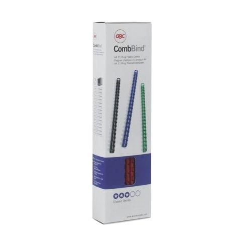 Grzbiety do bindowania plastikowe GBC Combs, A4, 14 mm, czarne , 100 szt., 4028178 GBC Grzbiety do bindowania plastikowe GBC Combs, A4, 14 mm, czarne , 100 szt., 4028178 GBC