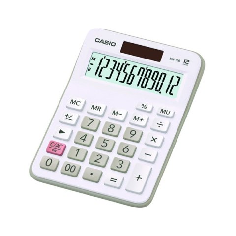 Kalkulator CASIO MX-12B-WE biały Casio Kalkulator CASIO MX-12B-WE biały Casio