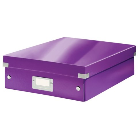 Pudełko z przegródkami LEITZ C&S duże fioletowe 60580062 Leitz Pudełko z przegródkami LEITZ C&S duże fioletowe 60580062 Leitz