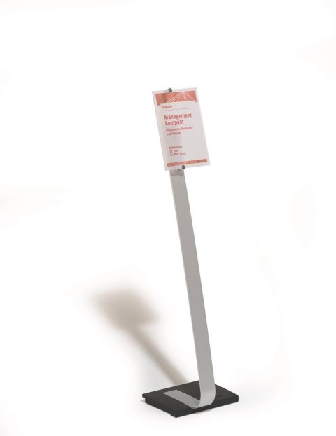CRYSTAL SIGN stand A4 tablica informacyjna A4 Srebrny 481823 DURABLE Durable