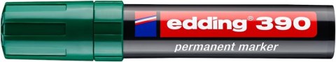 Marker permanentny ścięta końcówka 4-12 mm zielony Edding 390/004/ZI Edding