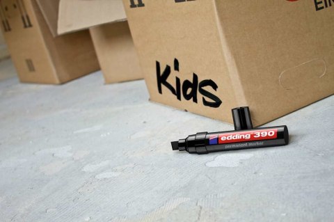 Marker permanentny ścięta końcówka 4-12 mm zielony Edding 390/004/ZI Edding