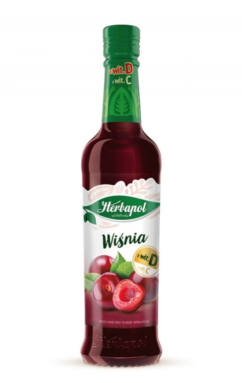 Syrop HERBAPOL Owocowa Spiżarnia Wiśnia 420ml Herbapol Syrop HERBAPOL Owocowa Spiżarnia Wiśnia 420ml Herbapol