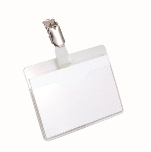 Identyfikator 60x90 mm z klipem Przezroczysty 810619 DURABLE Durable Identyfikator 60x90 mm z klipem Przezroczysty 810619 DURABLE Durable