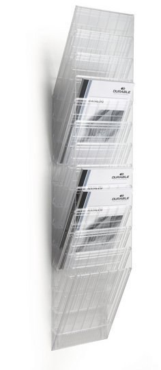 Pojemnik FLEXIBOXX A4 12 pionowych pojemników na dokumenty przezroczysty 1709763400 (X) Durable