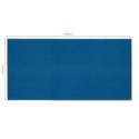 Tablica ogłoszeniowa filcowa Nobo Essence 2400x1200mm, niebieska 1915439 Nobo