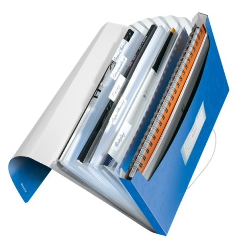 Teczka 6przegródek LEITZ WOW A4 niebieska 250k 45890036 Leitz Teczka 6przegródek LEITZ WOW A4 niebieska 250k 45890036 Leitz