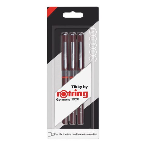 Zestaw cienkopisów TIKKY 0.1/ 0.3/ 0.5 mm ROTRING 1904780 Rotring Zestaw cienkopisów TIKKY 0.1/ 0.3/ 0.5 mm ROTRING 1904780 Rotring