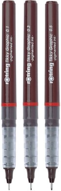 Zestaw cienkopisów TIKKY 0.1/ 0.3/ 0.5 mm ROTRING 1904780 Rotring