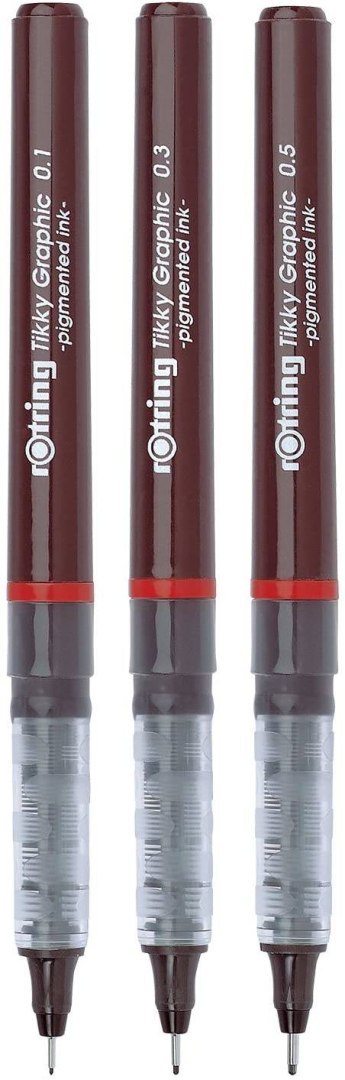 Zestaw cienkopisów TIKKY 0.1/ 0.3/ 0.5 mm ROTRING 1904780 Rotring Zestaw cienkopisów TIKKY 0.1/ 0.3/ 0.5 mm ROTRING 1904780 Rotring