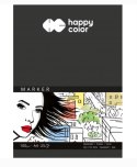 Blok do markerów, ART, 100g, A4, 25 ark, Happy Color HA 3710 2030-A25 Happy Color