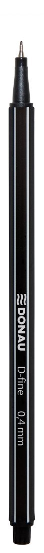 Cienkopis DONAU D-Fine, 0,4 mm, czarny 7361011PL-05 Donau
