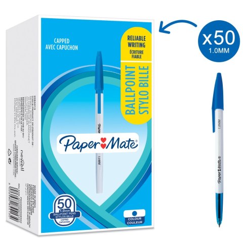 Długopis_ze skuwką Paper Mate 045 fine (0,7 mm) niebieski 2084413 Paper Mate