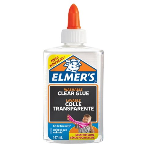 Elmers przezroczysty klej PVA, zmywalny i przyjazny dzieciom, 147ml, 2077929 Elmers Elmers przezroczysty klej PVA, zmywalny i przyjazny dzieciom, 147ml, 2077929 Elmers
