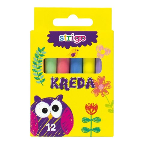 Kreda kolorowa 12 kol STRIGO SSC021 Strigo Kreda kolorowa 12 kol STRIGO SSC021 Strigo