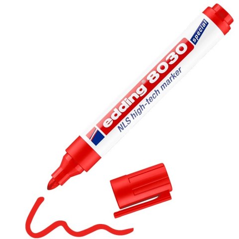 Marker specjalistyczny high-tech okrągła końcówka 1,5-3 mm czerwony Edding 8030NLS/002/CZ Edding Marker specjalistyczny high-tech okrągła końcówka 1,5-3 mm czerwony Edding 8030NLS/002/CZ Edding