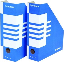 POJEMNIK NA DOKUMENTY KARTON ŚCIĘTY A4/80MM 7649001-10 niebieski Donau