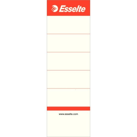 Etykiety grzbietowe do segreg. ESSELTE 75 mm, biały, 100 szt., 81080 Esselte Etykiety grzbietowe do segreg. ESSELTE 75 mm, biały, 100 szt., 81080 Esselte