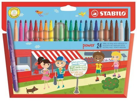 Flamastry STABILO POWER 24szt 280/24-02/01 Stabilo Flamastry STABILO POWER 24szt 280/24-02/01 Stabilo