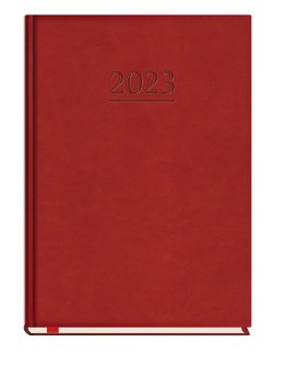 Terminarz Popularny A5 2025 - bordo Michalczyk i Prokop T-209V-B kalendarz 1 tydzień na 2 stronach Michalczyk i Prokop