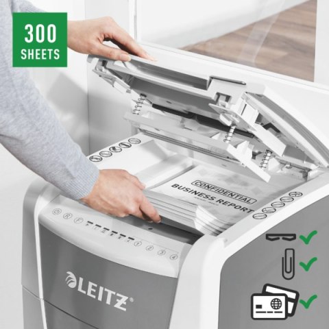 Niszczarka Leitz IQ AutoFeed 300, P5 80160000 Leitz Niszczarka Leitz IQ AutoFeed 300, P5 80160000 Leitz