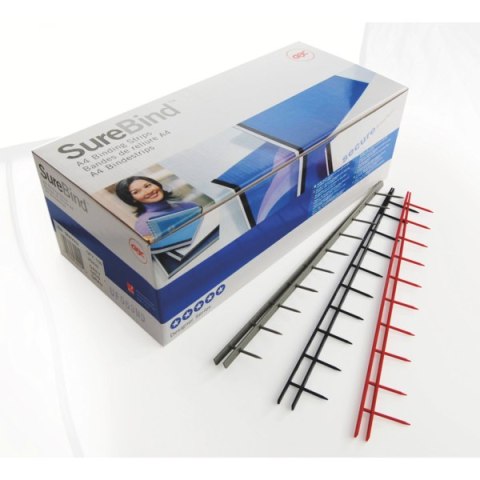 Paski do bindowania GBC do bindownic SureBind, A4 50mm, czarne , 100 szt. 1132886 GBC Paski do bindowania GBC do bindownic SureBind, A4 50mm, czarne , 100 szt. 1132886 GBC