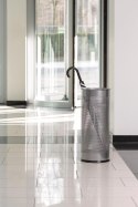 Stojak na parasole DURABLE srebrny metalowy okrągły 3350-23 Durable