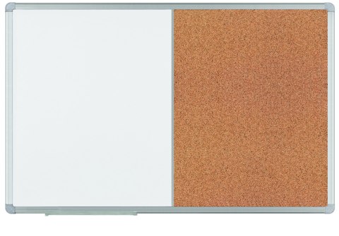 Tablica COMBI 120x90 TCASC129 2x3 korkowa i suchomagnetyczna rama aluminiowa 2x3