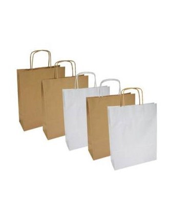 Torba papierowa ECOBAG 180x80x225 mm brązowa 10232030000 ekologiczna NC Koperty Torba papierowa ECOBAG 180x80x225 mm brązowa 10232030000 ekologiczna NC Koperty