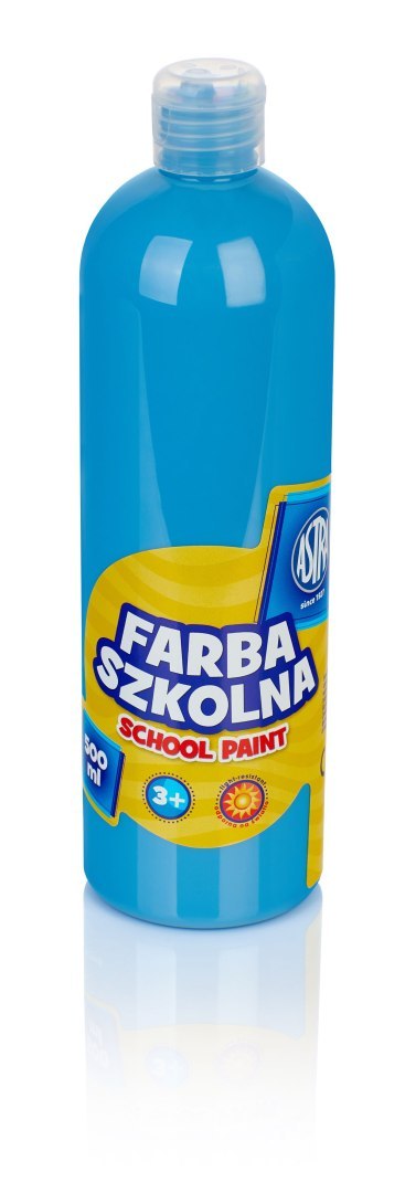 Farba szkolna Astra 500 ml - niebieska, 83410900 Astra Farba szkolna Astra 500 ml - niebieska, 83410900 Astra