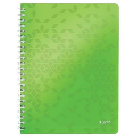 Kołonotatnik w kratkę A4 PP Leitz WOW, zielony 46380054 Leitz Kołonotatnik w kratkę A4 PP Leitz WOW, zielony 46380054 Leitz