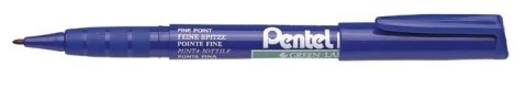 Marker z okrągłą fibrową końcówką niebieski NMS50-C PENTEL Pentel Marker z okrągłą fibrową końcówką niebieski NMS50-C PENTEL Pentel