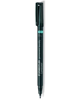 Pisak do tkanin Lumocolor laundry, F, wodoodporny, czarny, blister, Staedtler S 319 LM F-9 Staedtler