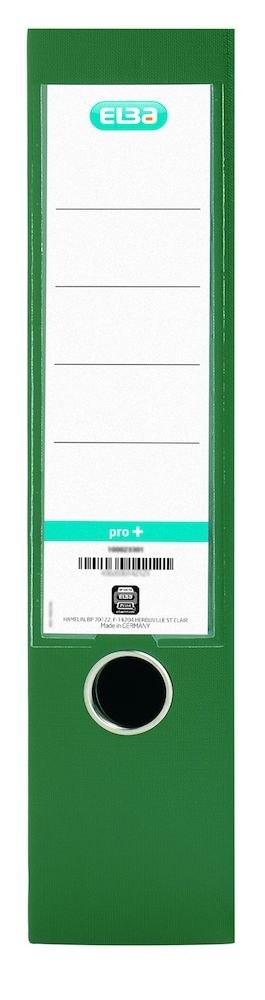 Segregator A4 80mm ELBA PRO+ zielony 100202174 Elba Segregator A4 80mm ELBA PRO+ zielony 100202174 Elba