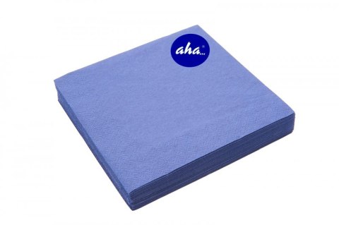 Serwetki AHA niebieskie 33x33cm, 20sztuk, intensywny Aha Serwetki AHA niebieskie 33x33cm, 20sztuk, intensywny Aha