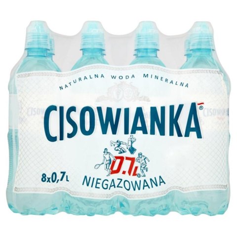 Woda CISOWIANKA 0.7l niegazowana SPORT zgrzewka 8 szt. Cisowianka Woda CISOWIANKA 0.7l niegazowana SPORT zgrzewka 8 szt. Cisowianka