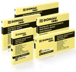 Bloczek ECO 51*76 7592001PL-11 jasno żółty DONAU Donau