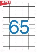 Etykieta AP3052 38x21,2 (100) APLI (X) Apli