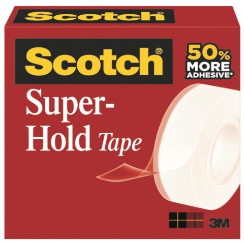 Taśma biurowa SCOTCH Super-Hold, (700K), super mocna, 19mm, 25,4m, transparentna Scotch 3M Taśma biurowa SCOTCH Super-Hold, (700K), super mocna, 19mm, 25,4m, transparentna Scotch 3M