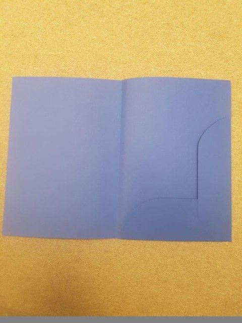 Teczka ofertowa A4 granatowa 270gr mat POLIGRAF Poligraf